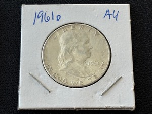 lot 54 image: 1961-D Franklin Half Dollar