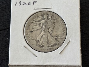 lot 67 image: 1920 Walking Liberty Half Dollar