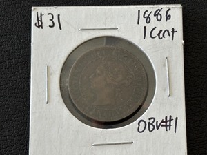 lot 145 image: 1886 Canada 1 Cent