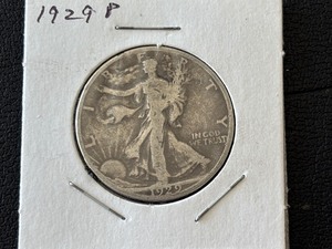 lot 72 image: 1929 Walking Liberty Half Dollar