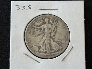lot 74 image: 1933-S Walking Liberty Half Dollar