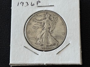lot 80 image: 1936 Walking Liberty Half Dollar