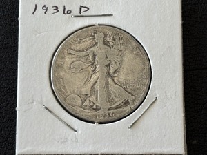 lot 81 image: 1936-D Walking Liberty Half Dollar
