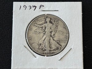 lot 83 image: 1937 Walking Liberty Half Dollar