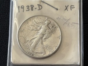 lot 84 image: 1938-D Walking Liberty Half Dollar