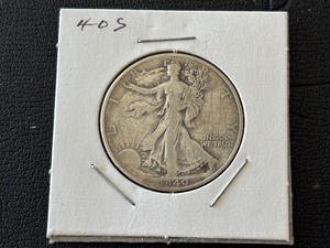 lot 87 image: 1940-S Walking Liberty Half Dollar