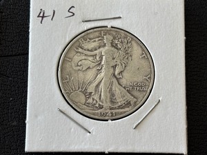 lot 91 image: 1941-S Walking Liberty Half Dollar