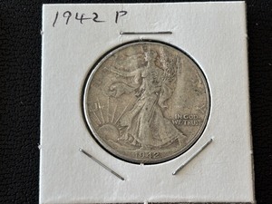 lot 92 image: 1942 Walking Liberty Half Dollar