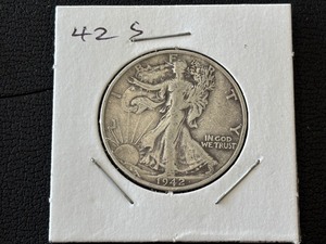 lot 94 image: 1942-S Walking Liberty Half Dollar