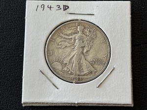lot 96 image: 1943-D Walking Liberty Half Dollar