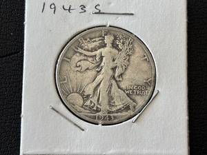 lot 97 image: 1943-S Walking Liberty Half Dollar