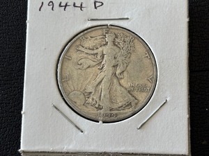 lot 99 image: 1944-D Walking Liberty Half Dollar