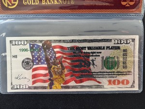 lot 129 image: .999 Fine Silver Kobe Bryant $100 Dollar Bill