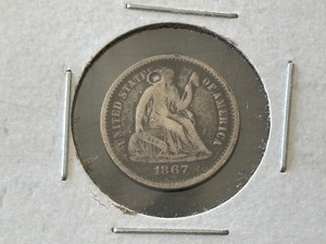 lot 144 image: 1867-S Liberty Seated Half Dime Only 120,000 Minted