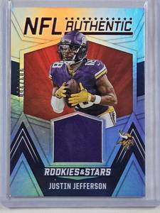 Justin Jefferson 2023 Panini Memorabilia NA-JF Numbered 303/399
