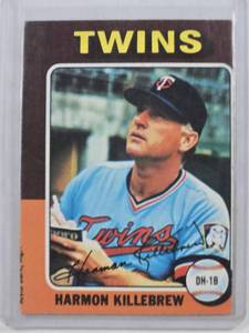 lot 9 image: Harmon Killebrew 1975 Topps #640
