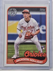 lot 15 image: Jackson Holliday 2024 Topps Rookie 89US-38