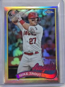 lot 17 image: Mike Trout 2024 Topps Chrome 89CB-1