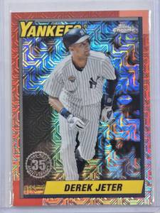 lot 21 image: Derek Jeter 2025 Topps Chrome 35th Anniversary T90C-5