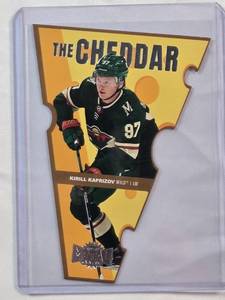lot 41 image: Kirill Kaprizov 2021-22 SkyBox Metal Universe Insert Die Cut TC-7