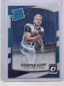 lot 47 image: Cooper Kupp 2017 Panini Donruss Optic Rated Rookie #179