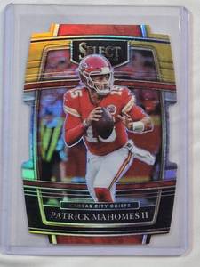 lot 60 image: Patrick Mahomes 2021 Panini Prizm Die Cut #2