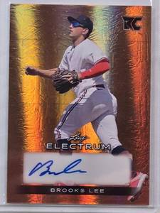 lot 76 image: Brooks Lee 2024 Leaf Bronze Auto No. BA-BL1 and Numbered 4799