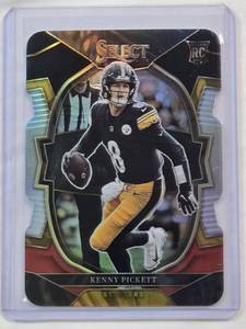 lot 88 image: Kenny Pickett Rookie 2022 Panini Prizm Die Cut #64