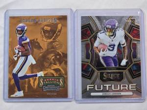 lot 95 image: Lot of 2 Jordan Addison Rookie Cards  Future and Rookie Stallions