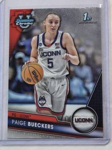 lot 103 image: Paige Bueckers Rookie 2024 1st Bowman Chrome #90