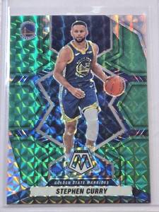 lot 115 image: Stephen Curry 2021-22 Panini Green Mosaic #101
