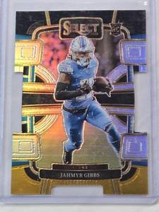 lot 117 image: Jahmyr Gibbs 2023 Panini Rookie Prizm Die Cut #34
