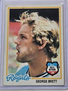 lot 119 image: George Brett 1978 Topps No. 100