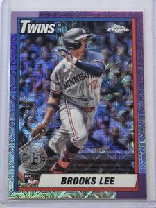 lot 123 image: Brooks Lee Rookie 2025 Topps Mojo T90C-49
