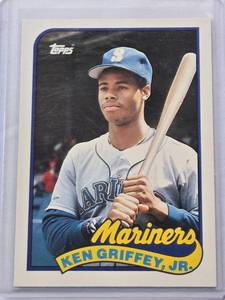 lot 127 image: Ken Griffey Jr. 1989 Topps Rookie No. 41T