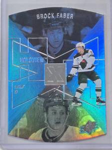 lot 167 image: Brock Faber Rookie 2023-24 Upper Deck Blue Foil Die Cut SPX-21