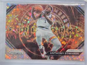 lot 193 image: Anthony Edwards 2023-24 Panini Disco Prizm #11