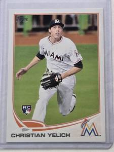 lot 194 image: Christian Yelich Rookie 2013 Topps US290