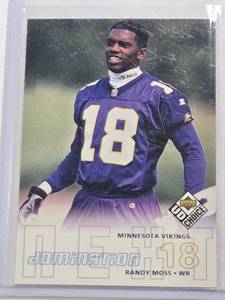lot 230 image: Randy Moss Rookie 1998 Upper Deck Domination No. 270