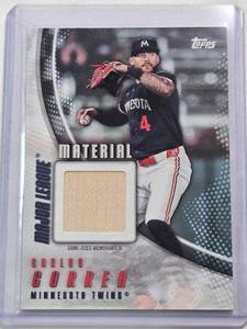 lot 235 image: Carlos Correa 2025 Topps Memorabilia Relic MLM-CC