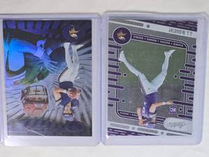 lot 240 image: Lot of 2 J.J. McCarthy 2024 Rookie Cards