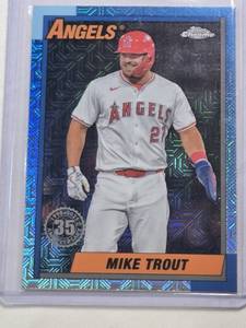 lot 241 image: Mike Trout 2025 Topps Mojo Refractor T90C-54