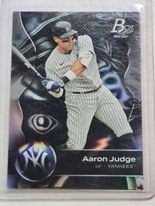 lot 242 image: Aaron Judge 2023 Bowman Platinum Foil No. 85
