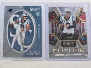lot 244 image: Lot of 2 Bryce Young Rookie Cards