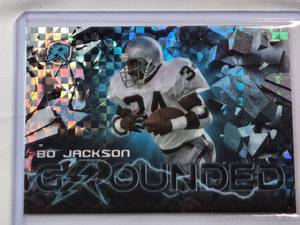 lot 257 image: Bo Jackson 2024 Topps Grounded Refractor RG-17
