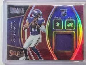 lot 263 image: Kellen Mond Rookie Relic 2022 Panini No. DS-KMO
