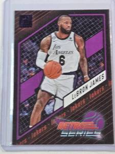 lot 264 image: LeBron James 2023-24 Donruss Purple Press Proof NO. 13