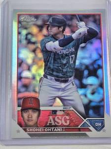 lot 265 image: Shohei Ohtani 2023 Topps Chrome Refractor ASGC-6