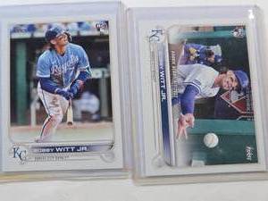 lot 266 image: Lot of 2 Bobby Witt Jr. Rookie Cards