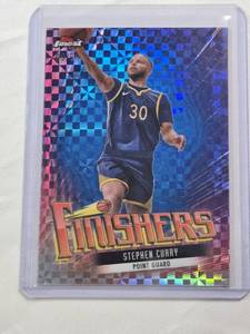 lot 282 image: Stephen Curry 2022 Topps Finishers Refractor No. F-6 and Numbered 999